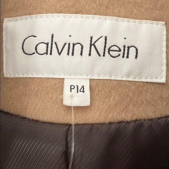 Calvin Klein Women's Camel Trench Coat P14 - Picture 2 of 8